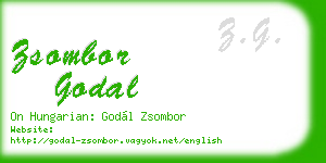 zsombor godal business card